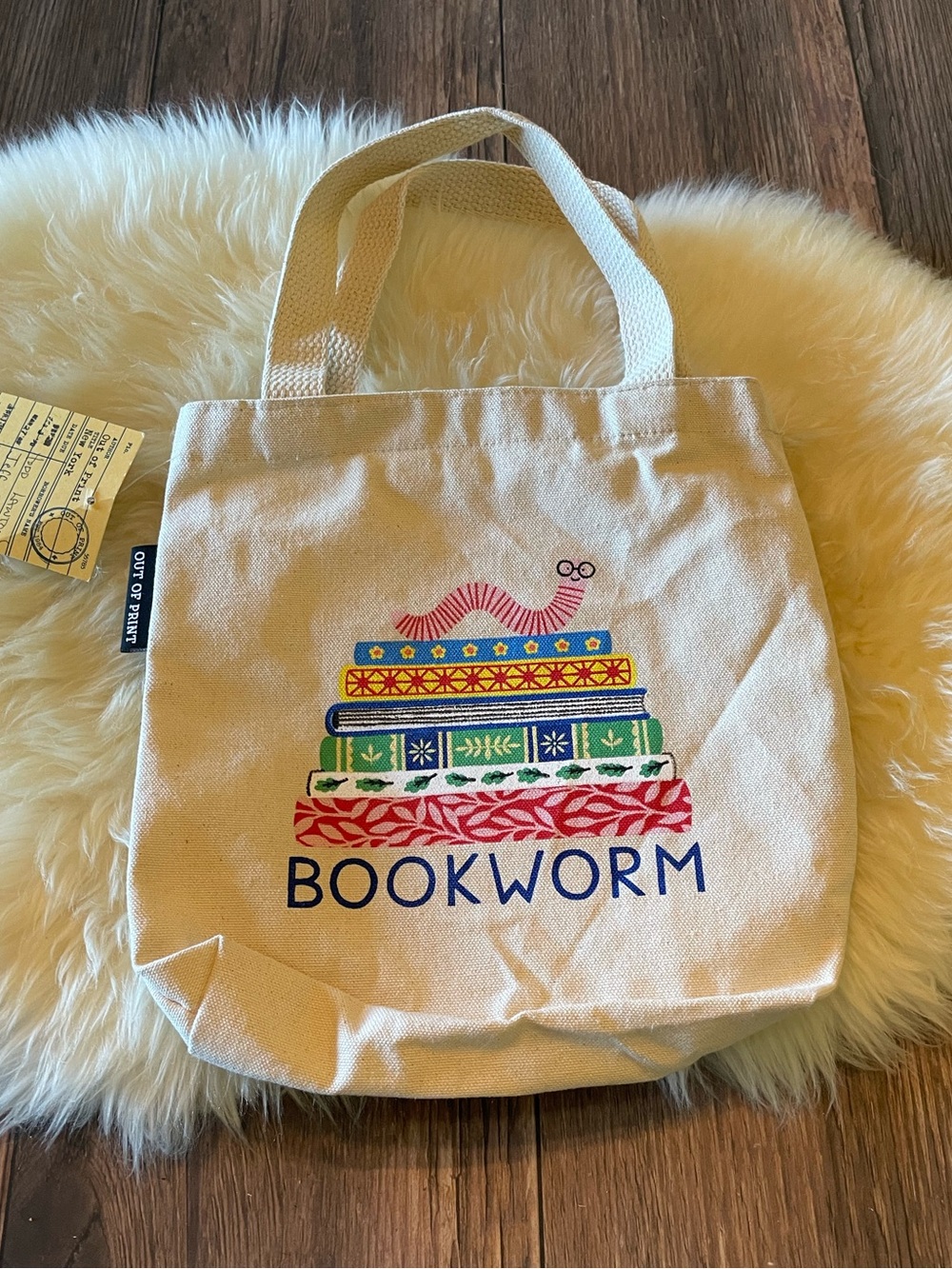 Bookworm Mini Tote Bag